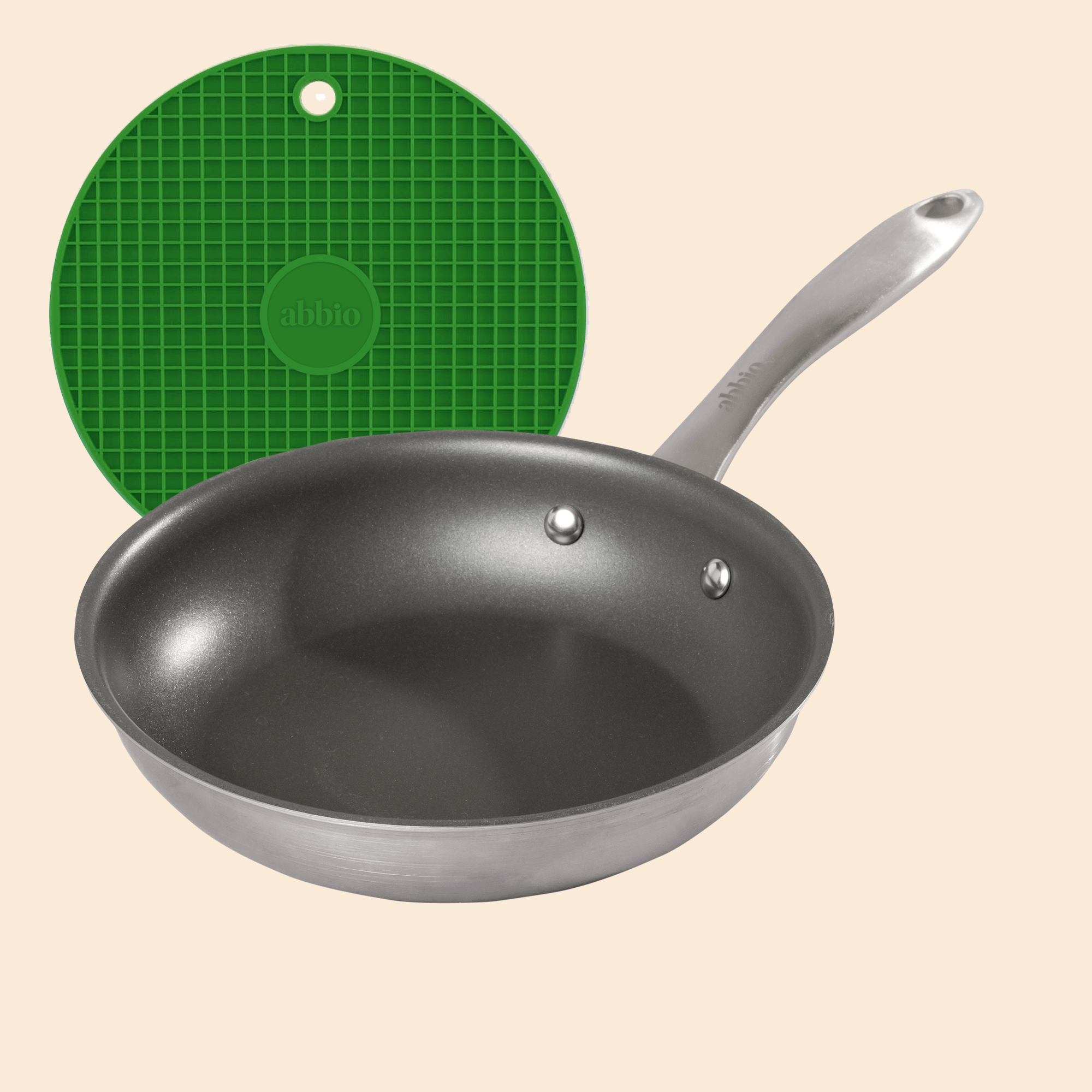Mini Ceramic Nonstick 5 Round Frypan, Green